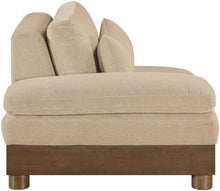 Load image into Gallery viewer, Turin - Chenille Fabric Upholstered Modular Arm Chair - Walnut Base
