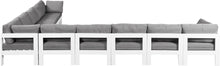 Load image into Gallery viewer, Nizuc - Outdoor Patio 10 Piece Modular Sectional With White Frame
