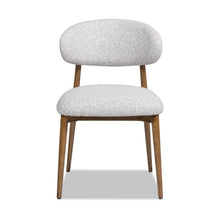 Load image into Gallery viewer, Locke - Modern Upholstered Dining Chair With Frame - Salt / Pepper
