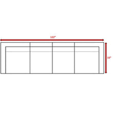 Load image into Gallery viewer, Luxurious Wicker Patio Sectional With Weather Resistant Sunbrella Cushions

