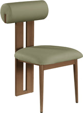 Load image into Gallery viewer, Dario - Faux Leather Dining Chair With Brown Frame (Set of 2)
