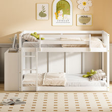 Load image into Gallery viewer, Bunk Bed With 4 Drawers And 3 Shelves
