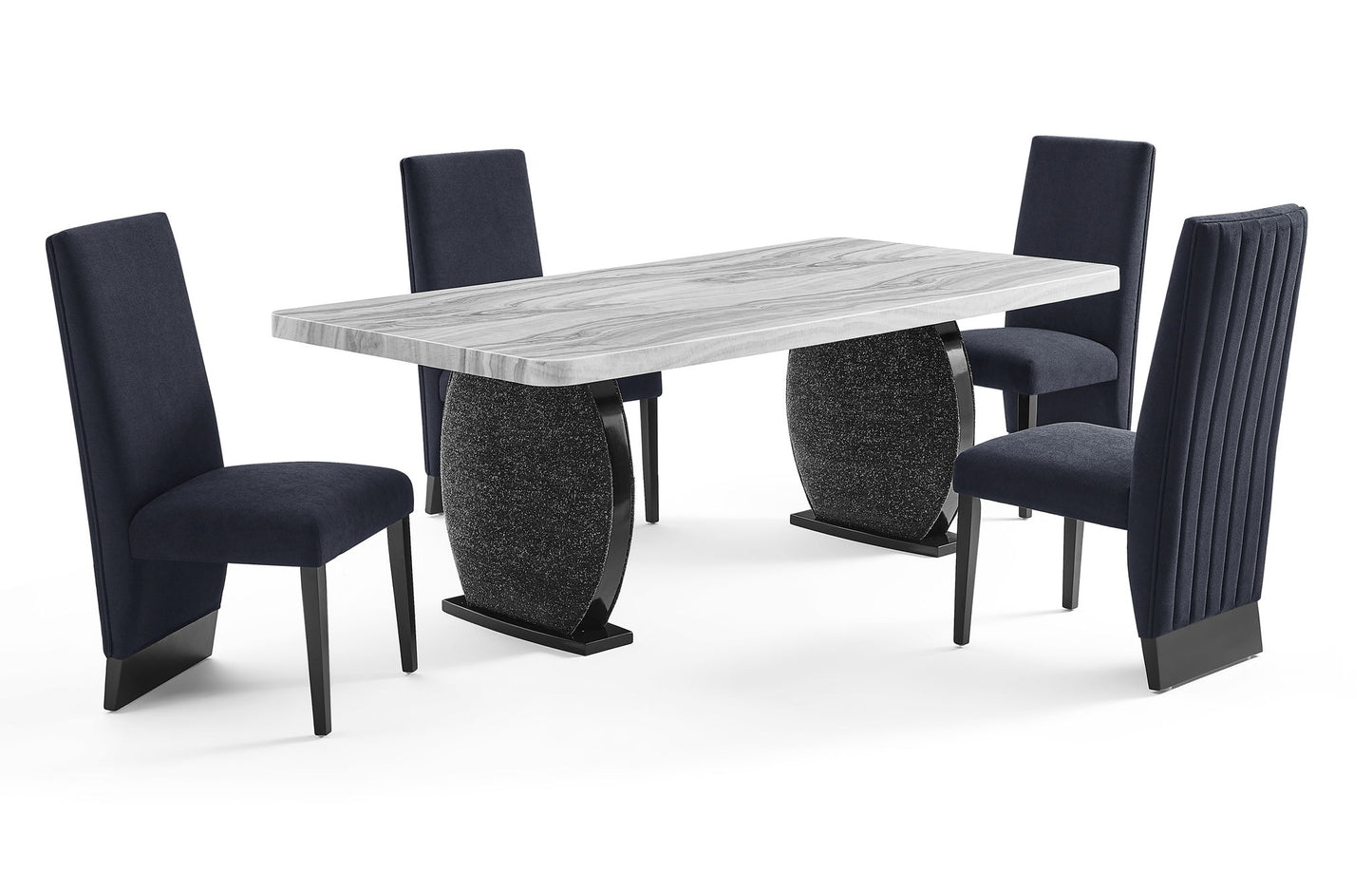 D2502 - Dining Table Base - Dark Gray