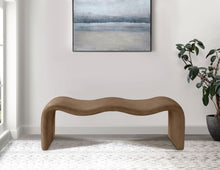 Load image into Gallery viewer, Willow - Faux Leather Bench - Brown
