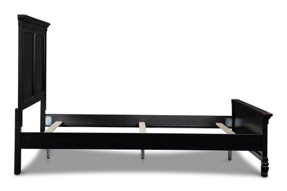Tamarack - 3/3 Twin Headboard, Footboard & Slats - Black