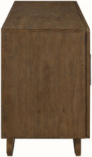 Load image into Gallery viewer, Sova - Solid Wood, Oak Veneer And Stainless Steel Sideboard/Buffet
