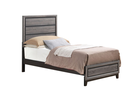 Kate - Full Bed Headboard & Footboard - Foil Gray