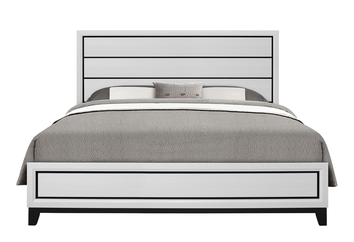 Kate - Queen / King Bed Side Rails - White
