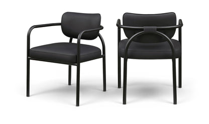 Serava - Vegan Leather Upholstered Dining Chair (Set of 2)