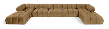 Orin - 7 Piece Modular Sectional (3 Modular Chairs, 2 Corner Chairs & 2 Ottomans)