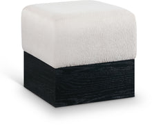 Load image into Gallery viewer, Havre - Ottoman / Stool With Black Base
