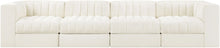 Load image into Gallery viewer, Rummi - Velvet Performance Fabric Upholstered 4 Piece Modular Sofa

