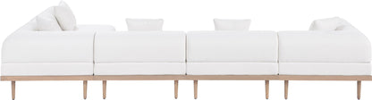 Laguna - 5 Piece 106.5" Upholstered Outdoor Patio Modular Sectional