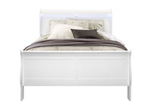 Load image into Gallery viewer, Charlie - Full Bed With LED - White
