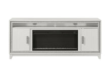 Load image into Gallery viewer, Lily - 72" Entertainment Unit With LED, Speakers, Crystal Inserts - White
