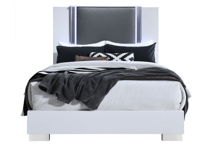 Ylime - Queen Bed Side Rails And Full Slats - White