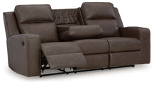 Load image into Gallery viewer, Lavenhorne - Rec Sofa W/Drop Down Table - Granite
