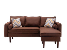 Load image into Gallery viewer, Mia - Sectional Sofa Chaise With USB Charger And Pillows
