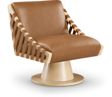 Load image into Gallery viewer, Millwin - Swivel Accent Chair With Natural Base
