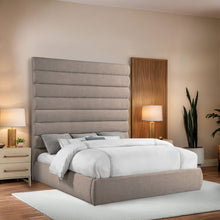 Load image into Gallery viewer, Adam - Linen Fabric Bed With 89" Headboard
