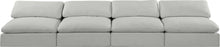 Load image into Gallery viewer, Comfy - Linen Modular Armless Sofa 4 Seats

