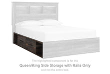 Load image into Gallery viewer, Drystan - Q/K Side Storage w/Rail - Brown / Beige
