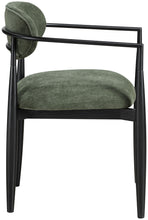 Load image into Gallery viewer, Riccio - Fabric Dining Arm Chair (Set of 2) - Black Frame
