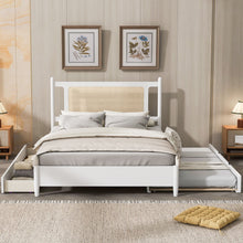 Load image into Gallery viewer, Platform Bed With 2 Big Drawers &amp; Trundle
