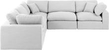 Load image into Gallery viewer, Comfy - 5 Piece Linen Modular Corner Sectional
