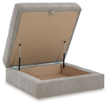Load image into Gallery viewer, Aslan Court - Ottoman With Storage - Pebble
