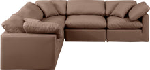 Load image into Gallery viewer, Indulge - Faux Leather 5 Piece Modular Corner Sectional
