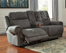 Load image into Gallery viewer, Austere Reclining Loveseat with Console
