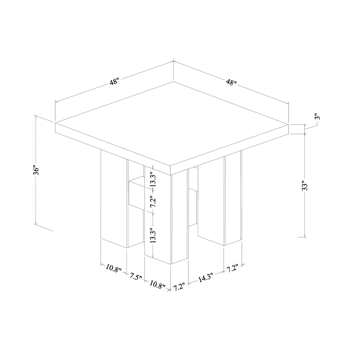 Mikha - Bar Table