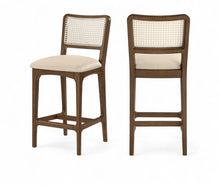 Load image into Gallery viewer, Atrium - Counter Stool With Brushed Brown Base (Set of 2)
