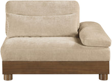 Load image into Gallery viewer, Turin - Chenille Fabric Upholstered Modular Arm Chair - Walnut Base
