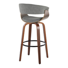 Load image into Gallery viewer, Vintage Mod - Mid Century Modern Fixed Height Barstool With Swivel &amp; Round Footrest (Set of 2)
