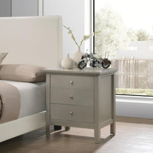 Load image into Gallery viewer, 3 Drawer Nightstand &amp; Dove Tailed Drawers
