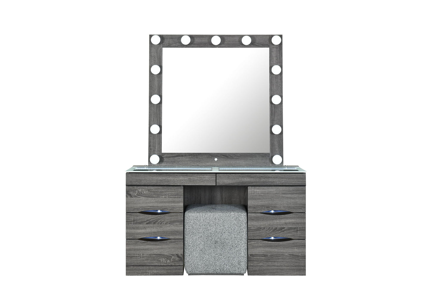 Lexi - Vanity With Speaker - Brown