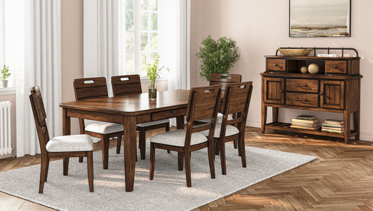 Danville - 2 Door / 2 Drawer Buffet - Spice Brown