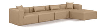 Load image into Gallery viewer, Cube - 5 Piece Modular Sectional With Chaise - Tan
