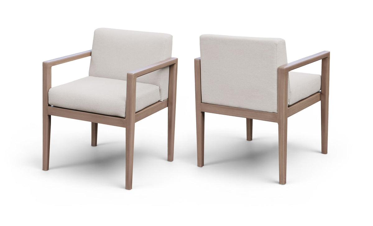 Solace - Olefin Performance Fabric Outdoor Patio Dining Arm Chair