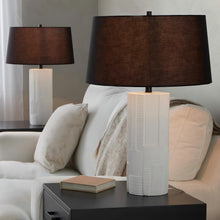 Load image into Gallery viewer, Petra - Contemporary Table Lamp (Set of 2) - Cream / Black
