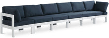 Load image into Gallery viewer, Nizuc - Outdoor Patio 6 Seat Modular Sofa With White Frame
