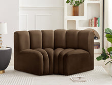Load image into Gallery viewer, Arc - Velvet 2 Piece Modular Sofa
