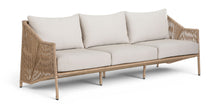 Load image into Gallery viewer, Coastline - Olefin Water Resistant Fabric And Wicker Outdoor Patio Sofa - Beige
