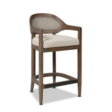 Load image into Gallery viewer, Americana - Mid-Century Modern Cane Back Counter Stool
