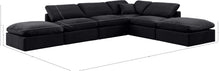 Load image into Gallery viewer, Indulge - Velvet 6 Piece Modular Armless Sectional
