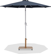 Load image into Gallery viewer, Fiji - Aluminum Patio Umbrella With Square Teak And White Base
