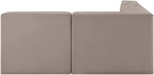 Load image into Gallery viewer, Rummi - Armless Velvet Performance Fabric Upholstered 4 Piece Modular Sectional

