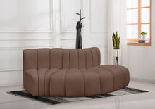 Load image into Gallery viewer, Arc - Faux Leather 3 Piece Modular Sofa

